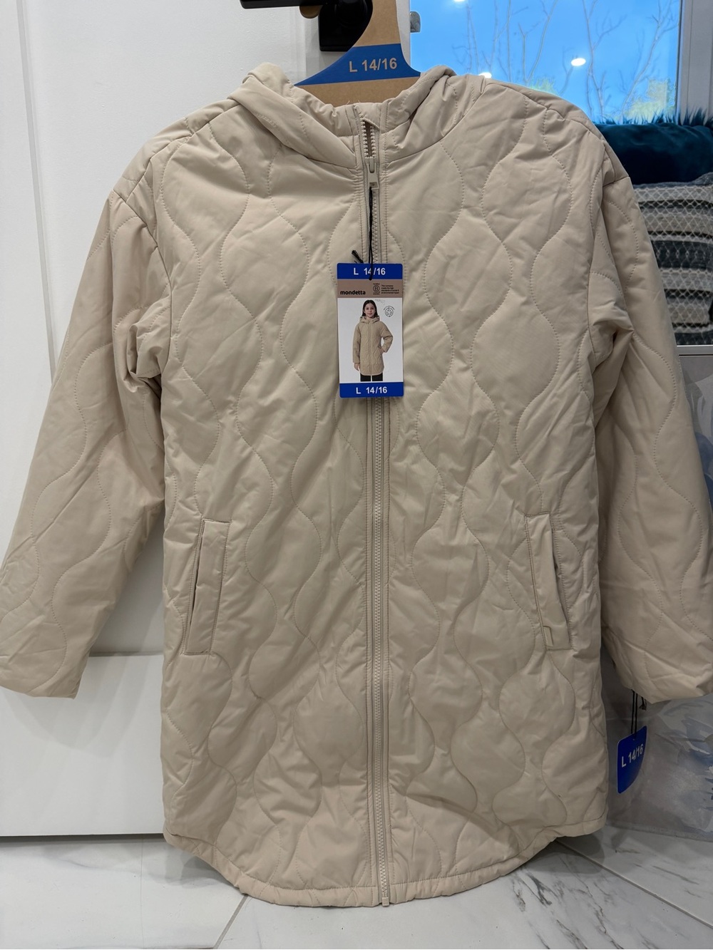 Mondetta Girls’ Quilted Jacket NWT Size Large